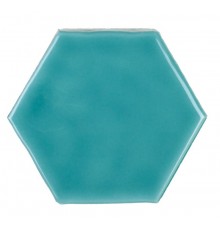 Керамическая плитка Amadis Art Deco Glossy on Mesh Aqua Marine 32x28