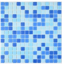 Мозаика Bonaparte Aqua 100 4*20*20 327*327 на бумаге (стекло)
