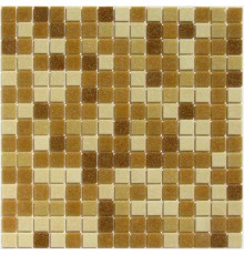 Мозаика Bonaparte Aqua 350 4*20*20 327*327 на сетке (стекло)