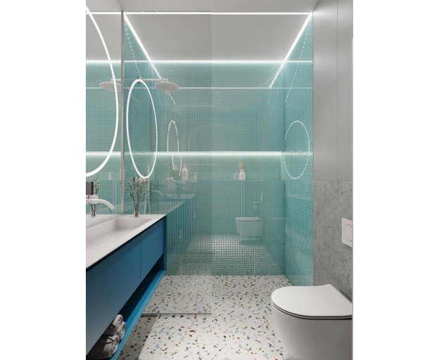 Мозаика Bonaparte Azov 4*25*25 300*300 (стекло) - изображение 3