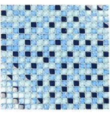Мозаика Bonaparte Blue Drops 8*15*15 300*300 (стекло)