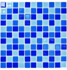 Мозаика Bonaparte Blue wave-2 25*25 300*3000 (стекло)