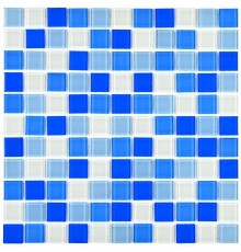 Мозаика Bonaparte Blue wave-3 25*25 300*3000 (стекло)