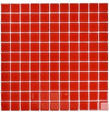 Мозаика Bonaparte Red glass 4*25*25 300*300 (стекло)