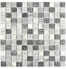 Мозаика Bonaparte Trend Silver 4*23*23 300*300 (стекло)