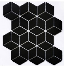 Мозаика Bonaparte Landa Black matt 6*48*48 267.4*309