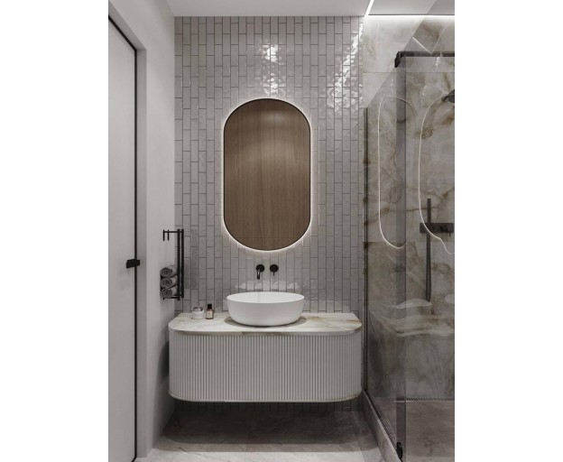 Мозаика Bonaparte Rumba Grey 4*48*148 300*300 (стекло) - изображение 5