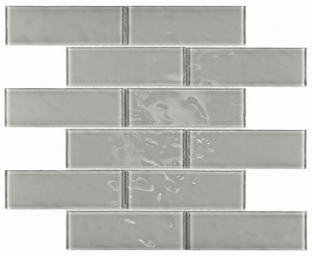 Мозаика Bonaparte Rumba Grey 4*48*148 300*300 (стекло)