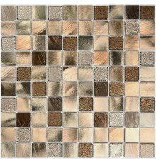 Мозаика Bonaparte Titan Bronze 4*30*30 318*318 (стекло)