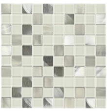 Мозаика Bonaparte Titan Silver 4*30*30 318*318 (стекло)