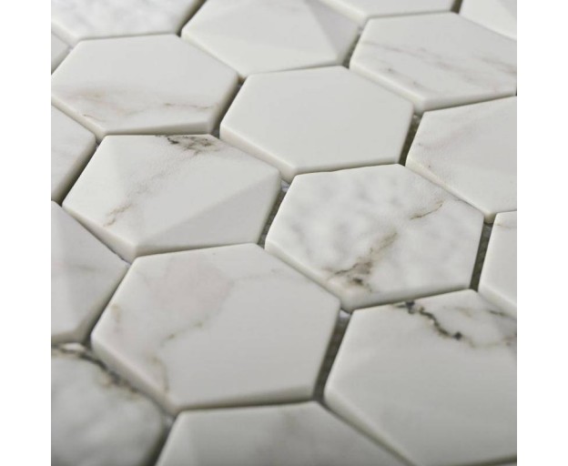 Мозаика Bonaparte Volume White 303*300 48*48*6.5 (стекло) - изображение 2