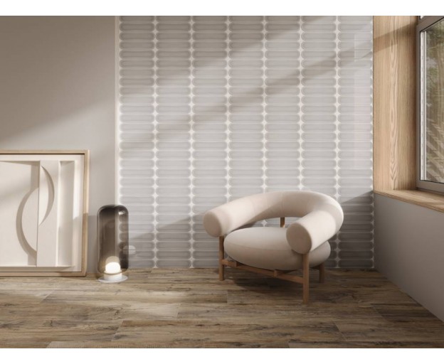 Керамическая плитка Cifre Oval White Brillo 7.5x30 - изображение 2