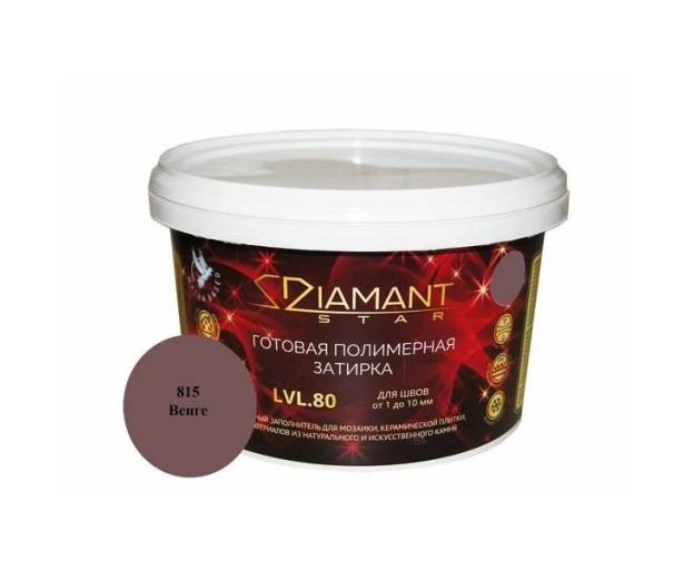 Полимерная затирка Diamant Star lvl80 815 венге 2 кг