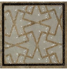 Вставка Dual Gres Dec Orbit olambrilla kenia gold 7,5x7,5