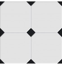 Керамогранит El Molino Betera Black-White Satin 33,3x33,3