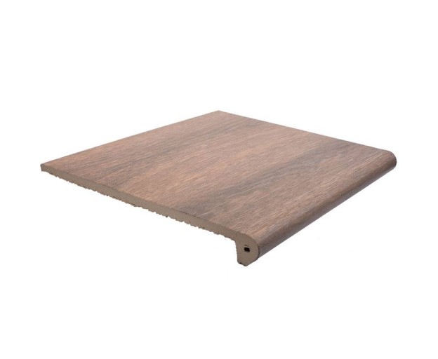 Клинкерная фронтальная ступень Exagres Peldano Forest Moka 33x33x4
