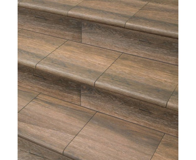 Клинкерная фронтальная ступень Exagres Peldano Forest Moka 33x33x4 - изображение 3