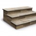 Клинкерная фронтальная ступень Exagres Peldano Forest Moka 33x33x4 - миниатюра 4