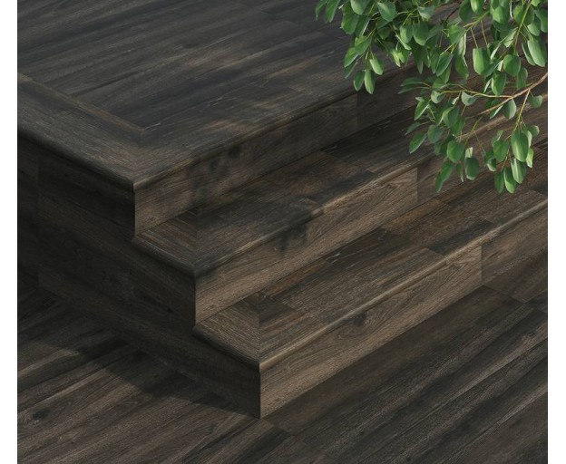 Клинкерная фронтальная ступень Exagres Peldano Forest Wengue New 33x33x4 - изображение 2