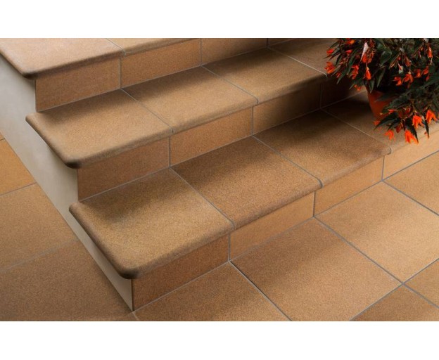 Клинкерная угловая ступень Exagres Montana Natural 33x33x4 - изображение 1