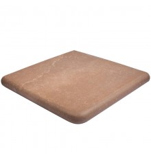 Клинкерная угловая ступень Exagres Stone Brown 33x33x4