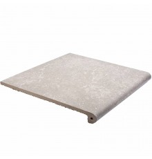 Клинкерная фронтальная ступень Exagres Stone Gris 33x33x4