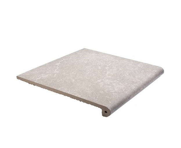 Клинкерная фронтальная ступень Exagres Stone Gris 33x33x4