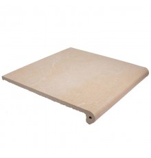 Клинкерная фронтальная ступень Exagres Stone Ocre 33x33x4
