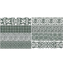 Керамогранит Gaya Fores Rev Deco bricktrend white 8,2x33,2