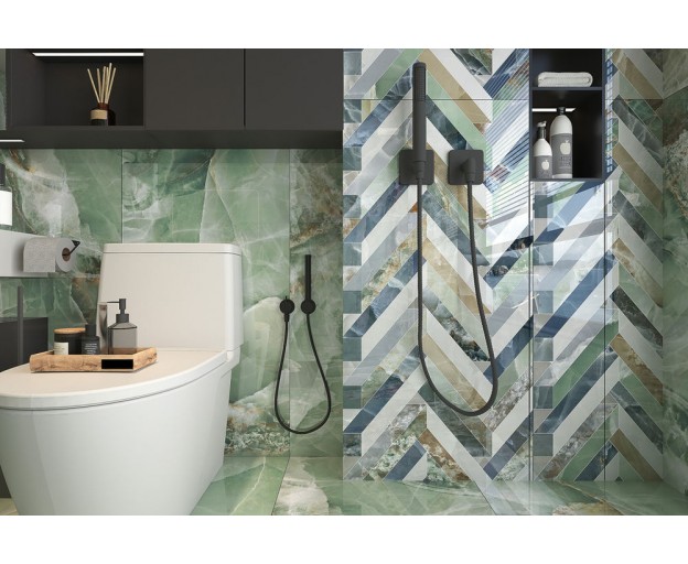 Керамогранит ITC Agate Green Polished 60x120 (Китай) - изображение 2