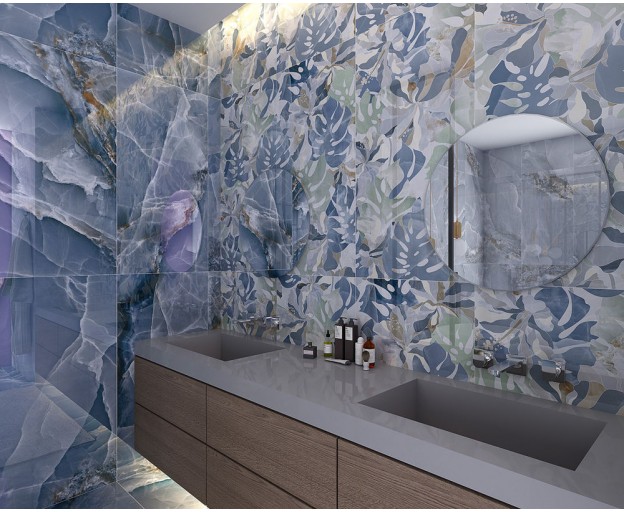Керамогранит ITC Agate Blue Polished 60x120 (Китай) - изображение 3