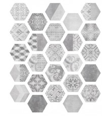 Керамогранит ITT Ceramic Nuuk Hexa 23,2x26,7