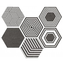Керамогранит ITT Ceramic Pier17 Hexa Zinc 23,2x26,7