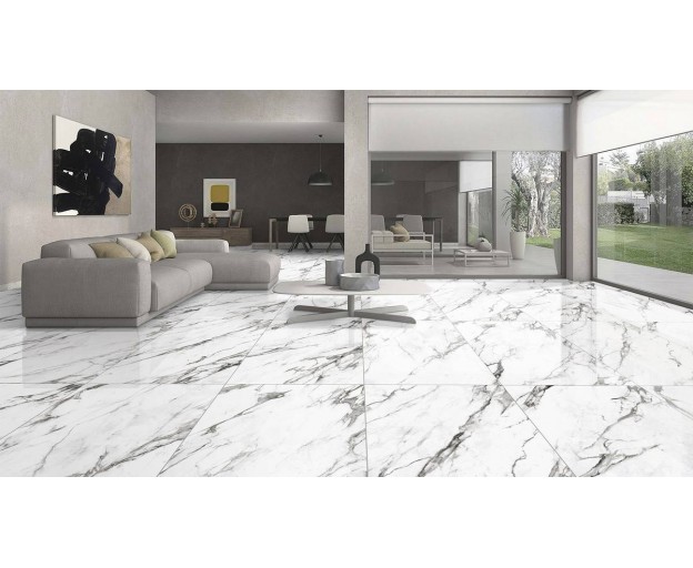 Керамогранит Infinity Ceramica Alcamo Bianco Polished 60x120 - изображение 2