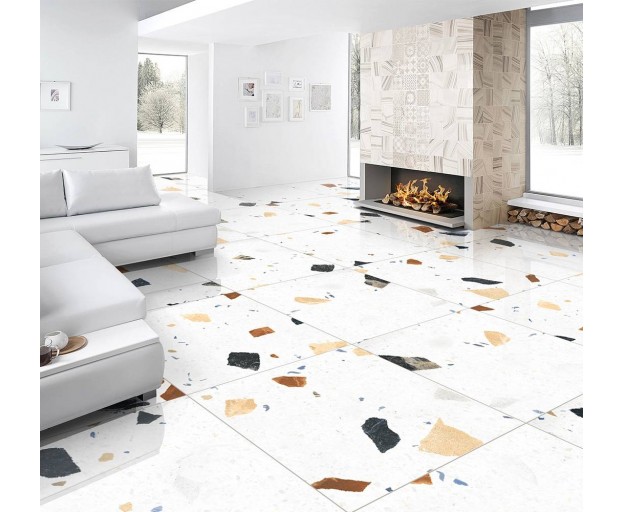Керамогранит Infinity Ceramica Felice Bianco Matt+Carving 60x60 - изображение 2
