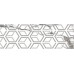 Декор Керлайф Royal orion bianco 24,2x70 - миниатюра 1