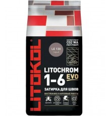 Затирка цементная Litochrom 1-6 Evo LE.130 Серый 2 кг