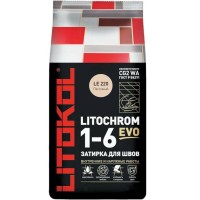 Затирка цементная Litochrom 1-6 Evo LE.220 Песочный 2 кг