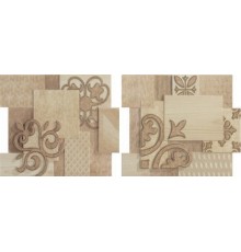 Керамическая плитка Porcelanite DOS 9516 Compcrema beige sin fin II 23,2x19,9