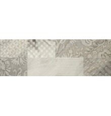 Керамическая плитка Porcelanite DOS Ros 7511 Composicion gallery II gris 25x75