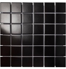 Мозаика StarMosaic Black Matt 48x48
