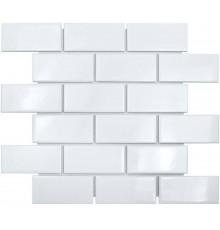Мозаика StarMosaic Brick White Glossy 45x95