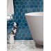 Мозаика StarMosaic Geometry Hexagon Big Deep Blue Glossy 95x110 - миниатюра 4