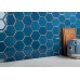 Мозаика StarMosaic Geometry Hexagon Big Deep Blue Glossy 95x110 - миниатюра 5