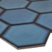 Мозаика StarMosaic Geometry Hexagon Big Deep Blue Glossy 95x110 - миниатюра 2