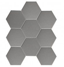 Мозаика StarMosaic Geometry Hexagon Big Grey Matt 95x110