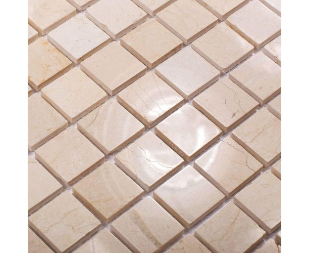 Мозаика StarMosaic 20X20 Crema Marfil Pol JMST033 Натуральный Мрамор - изображение 1