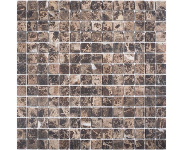 Мозаика StarMosaic 20X20 Dark Emperador Matt JMST070 Натуральный Мрамор