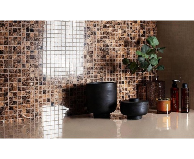 Мозаика StarMosaic 20X20 Dark Emperador Pol JMST023 Натуральный Мрамор - изображение 3