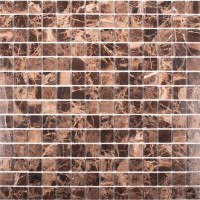 Мозаика StarMosaic 20X20 Dark Emperador Pol JMST023 Натуральный Мрамор
